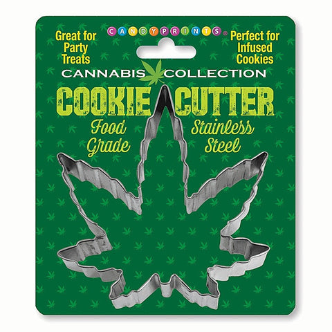Cannabis Metal Cookie Cutter By Little Genie - Party Gifts and Novelties