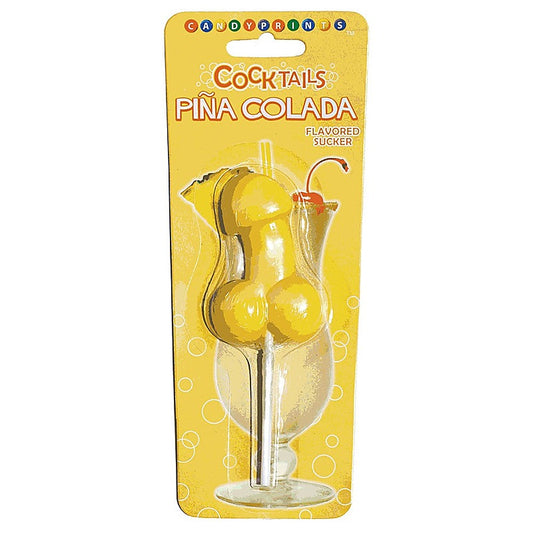 Little Genie Cocktail Suckers Flavoured Dicky Lollypop