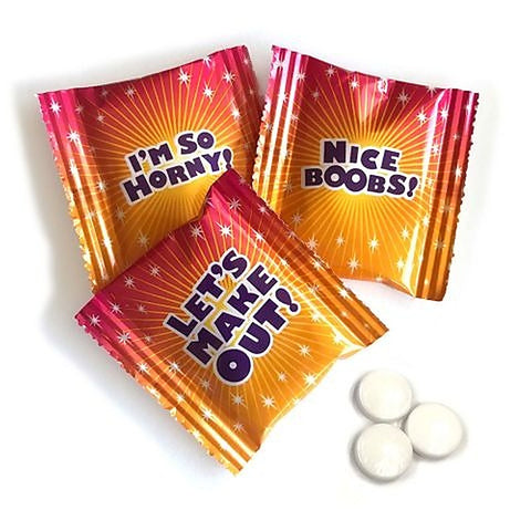 Naughty Mints Bulk Bag Of 25 Packs By Little Genie - Party Gifts and Novelties