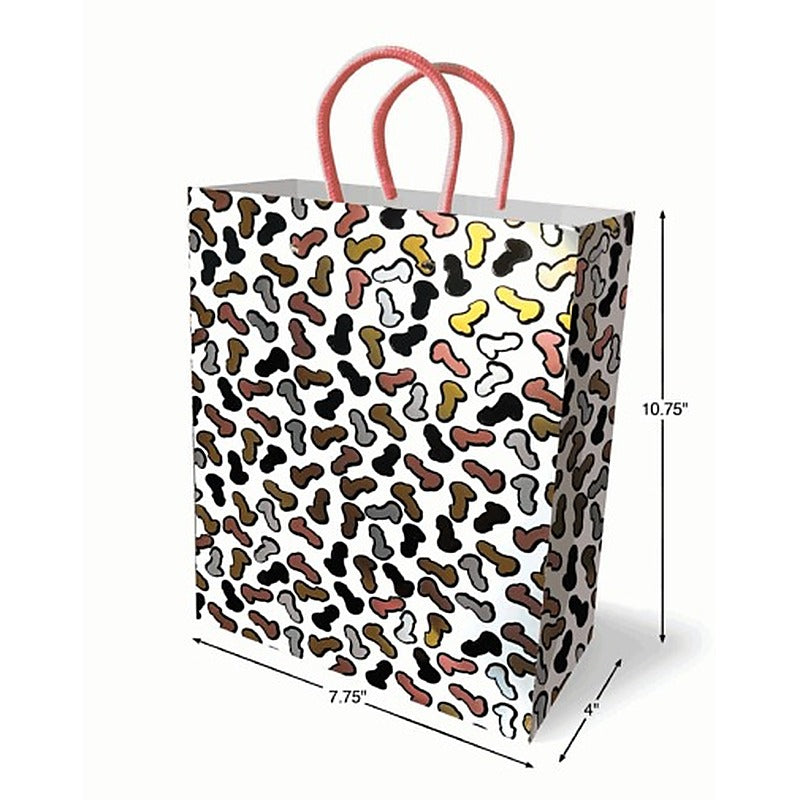 Glitterati Penis Party Novelty Gift Bag By Little Genie - Party Gifts and Novelties