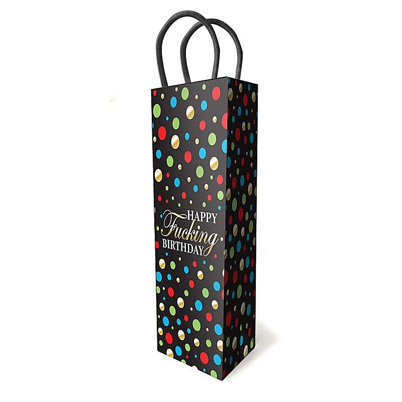 Happy Fucking Birthday Naughty Gift Bag By Little Genie - Party Gifts and Novelties