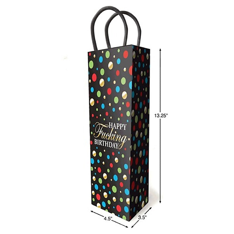 Happy Fucking Birthday Naughty Gift Bag By Little Genie - Party Gifts and Novelties
