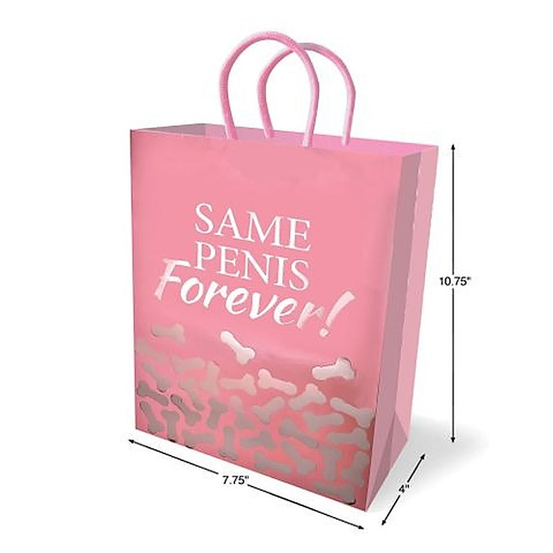 Same Penis Forever Bride To Be Gift Bag By Little Genie - Party Gifts and Novelties