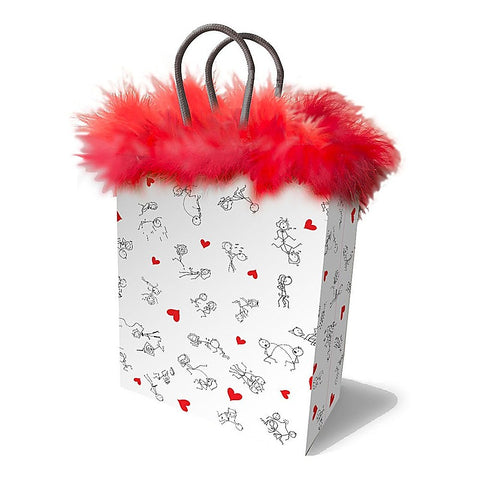 Naughty Stick Figures Novelty Gift Bag By Little Genie - Party Gifts and Novelties
