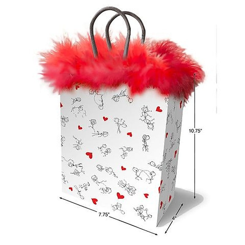 Naughty Stick Figures Novelty Gift Bag By Little Genie - Party Gifts and Novelties