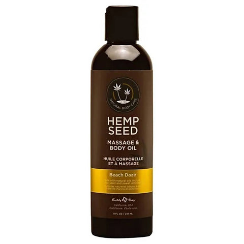 Scented Hemp Seed Massage And Body Oil 237 Ml - Massage Oils and Lubricants