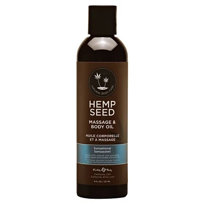 Scented Hemp Seed Massage And Body Oil 237 Ml - Massage Oils and Lubricants