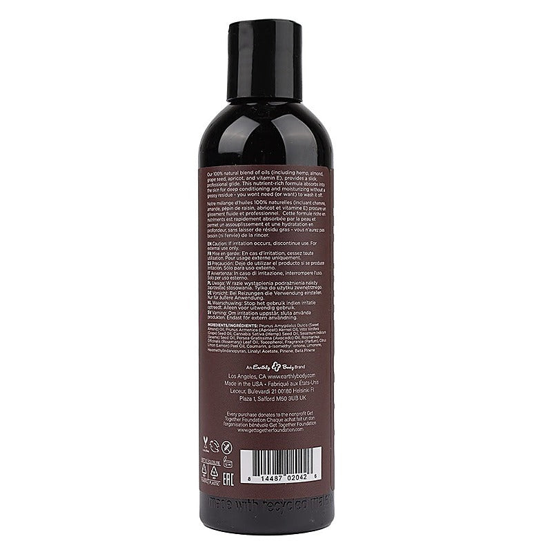 Scented Hemp Seed Massage And Body Oil 237 Ml - Massage Oils and Lubricants