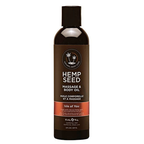 Scented Hemp Seed Massage And Body Oil 237 Ml - Massage Oils and Lubricants