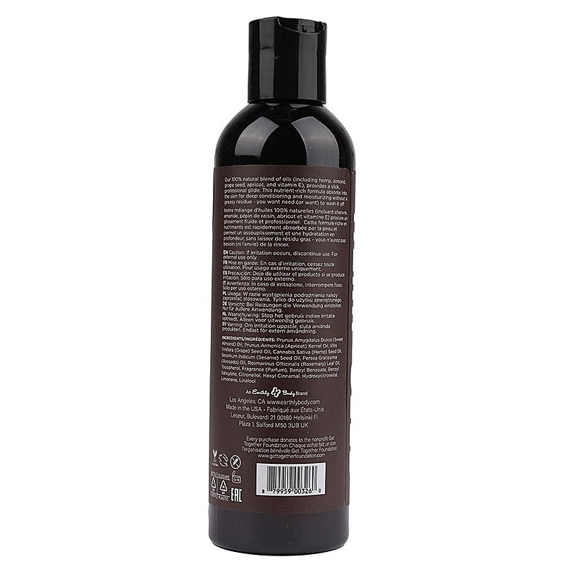 Scented Hemp Seed Massage And Body Oil 237 Ml - Massage Oils and Lubricants