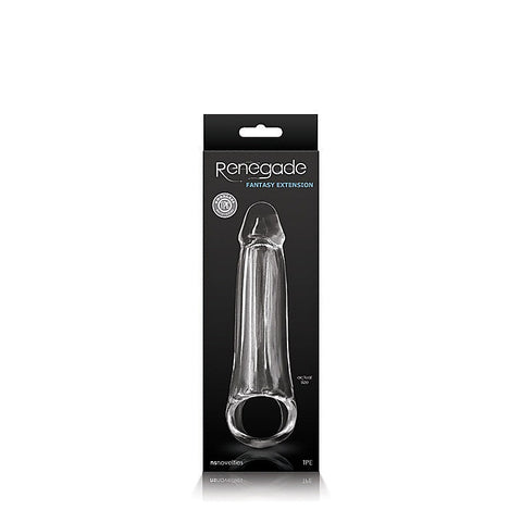 NS Novelties Renegade Fantasy Extension Small Penis Extension Sleeve Clear