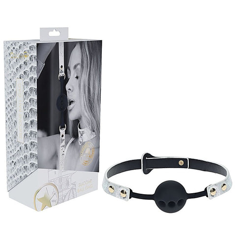 Ouch! Florence Collection Breathable Ball Gag By Shots Toys - Bondage Gags and Bits