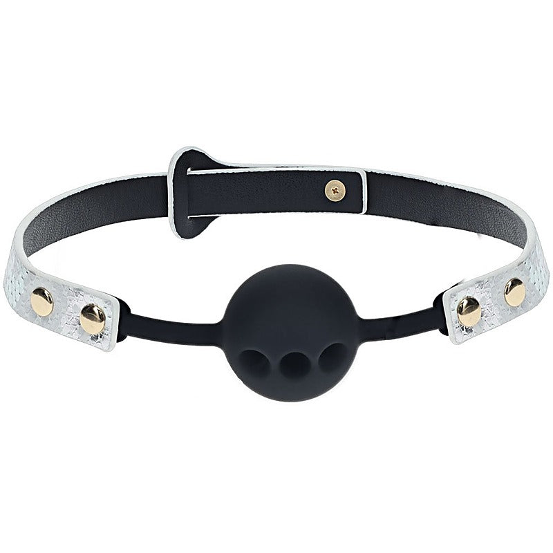 Ouch! Florence Collection Breathable Ball Gag By Shots Toys - Bondage Gags and Bits