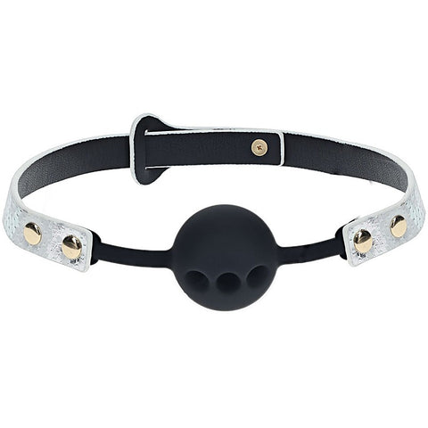 Ouch! Florence Collection Breathable Ball Gag By Shots Toys - Bondage Gags and Bits