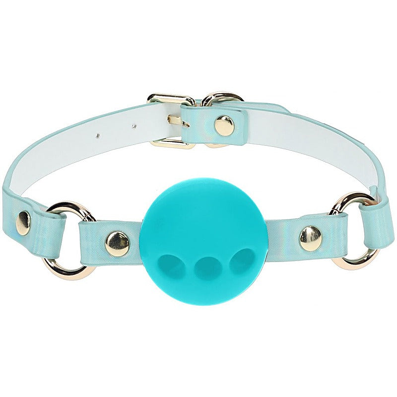 Ouch! Paris Collection Breathable Ball Gag By Shots Toys - Bondage Gags and Bits