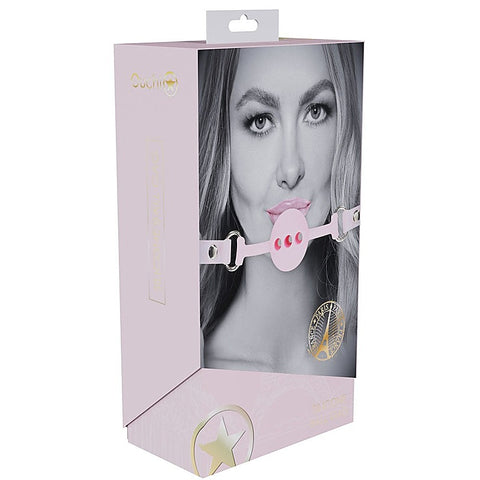Ouch! Paris Collection Breathable Ball Gag By Shots Toys - Bondage Gags and Bits