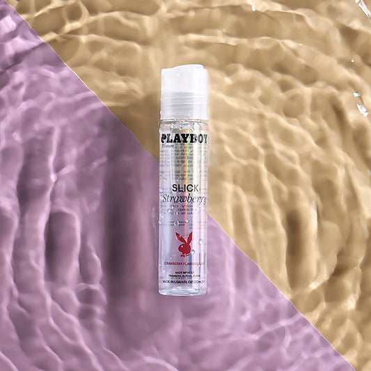 Playboy Pleasure SLICK Strawberry Flavoured Water Based Lubricant