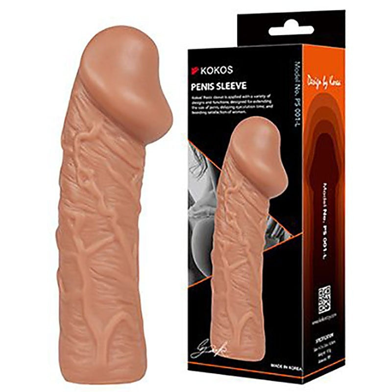 Premium Penis Extension Sleeve 1 Large By Kokos - Penis Sleeves and Extenders