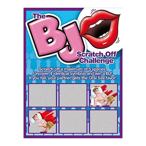 Sexy Blowjobs Challenge Novelty Scratcher By Ozze Creations - Sex Games, Coupons and Tricks