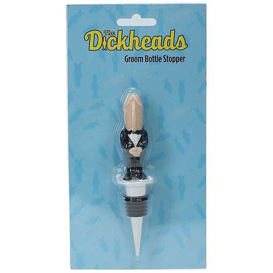 The Dickheads Groom Bottle Stopper By Shots Toys - Party Gifts and Novelties