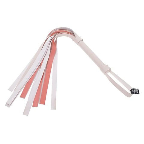 Sex and Mischief Peaches n CreaMe Stripe Flogger - Whips And Crops