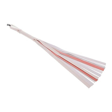 Sex and Mischief Peaches n CreaMe Stripe Flogger - Whips And Crops