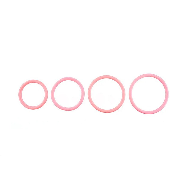 Stretchy Rubber O Ring 4 Pack By Sportsheets - Cock Rings