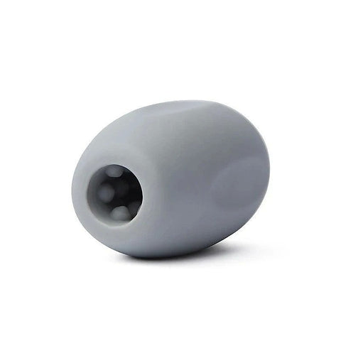 Zolo Grey Mini Bubble Squeezable & Textured Stroker Grey