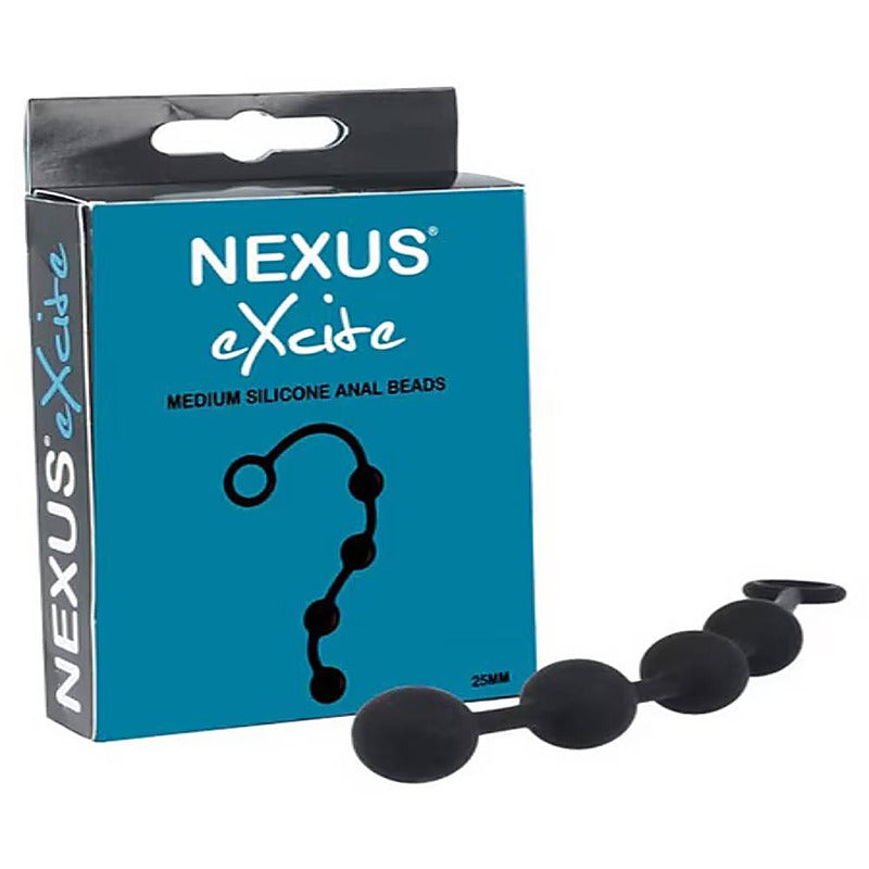 Excite Silicone Anal Beads By Nexus Sex Toys - Anal Beads and Balls