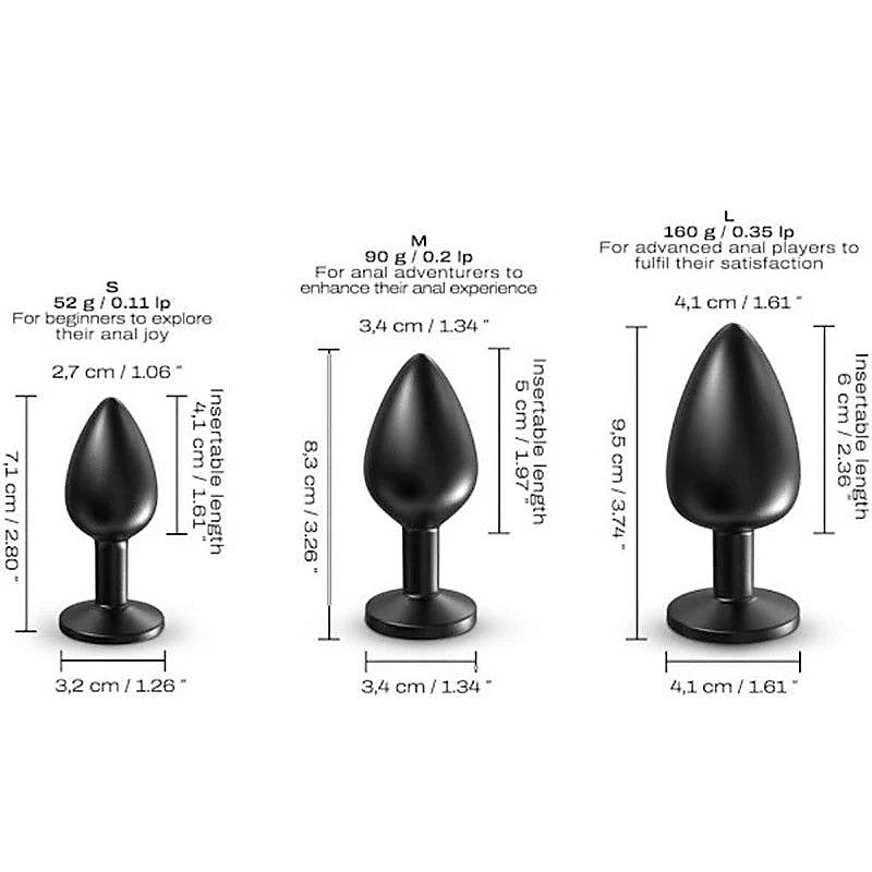 Onix Metal Butt Plug by Marc Dorcel - Butt Plugs