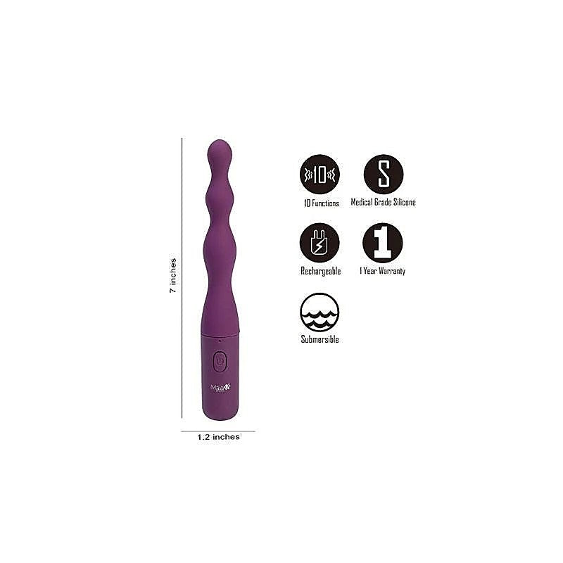 Maia DANI USB Rechargeable Beaded Anal Vibrator - Anal Vibrators
