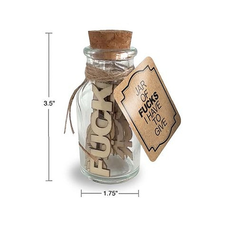 Jar Of Fucks I Have To Give By Little Genie - Party Gifts and Novelties
