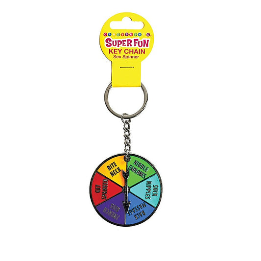 Little Genie Super Fun Naughty Sex Spinner Novelty Key Chain