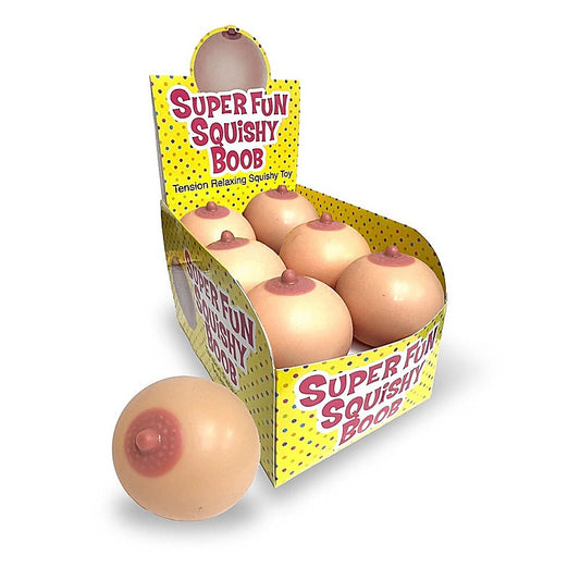 Little Genie Super Fun Squishy Boobie Stress Balls Counter Display of 12