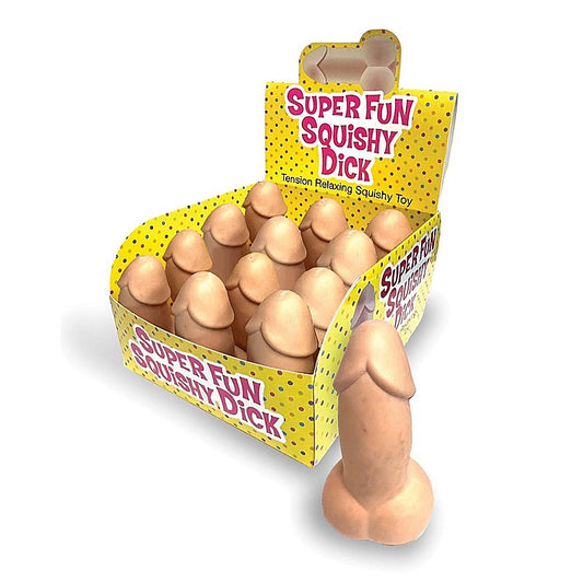 Little Genie Super Fun Squishy Novelty Stress Dick Counter Display of 12