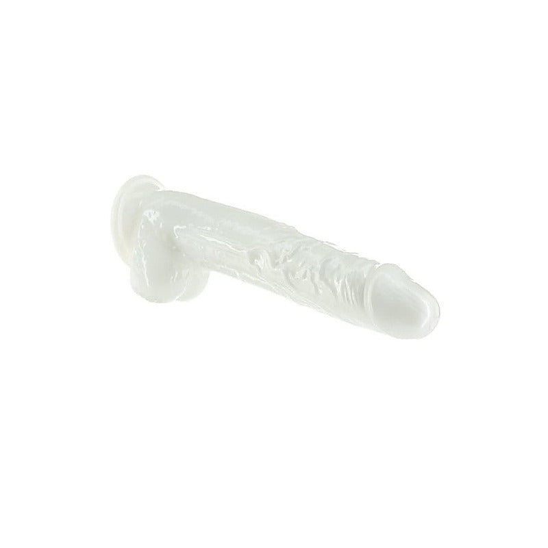 Addiction Pearl Suction Cup Realistic Dildo 8.5 Inch Pearl White - Realistic Dildos