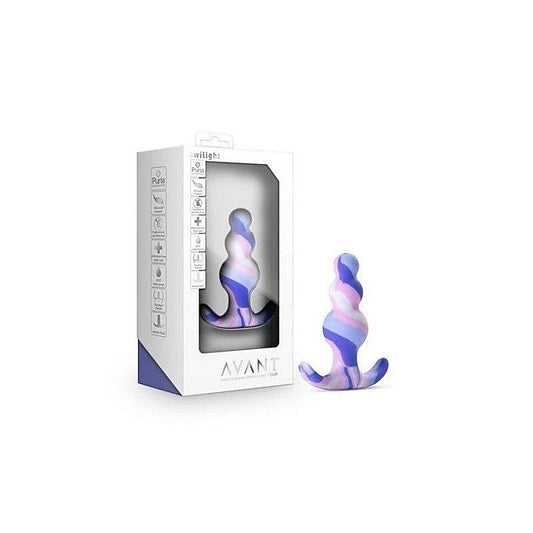 Avant Twilight Silicone Anal Plug Blue