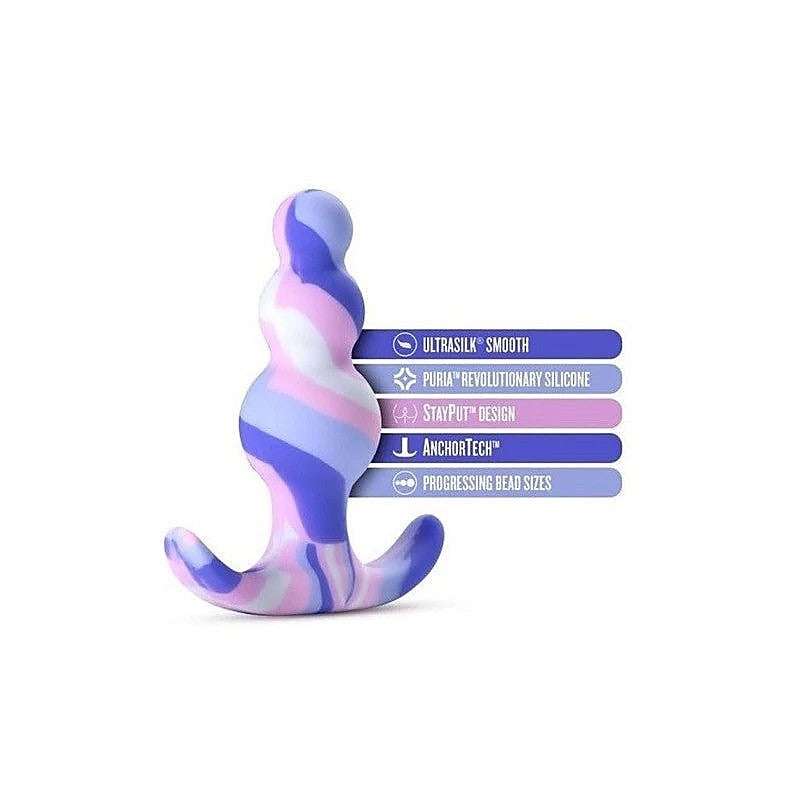 Avant Twilight Silicone Anal Plug Blue - Butt Plugs
