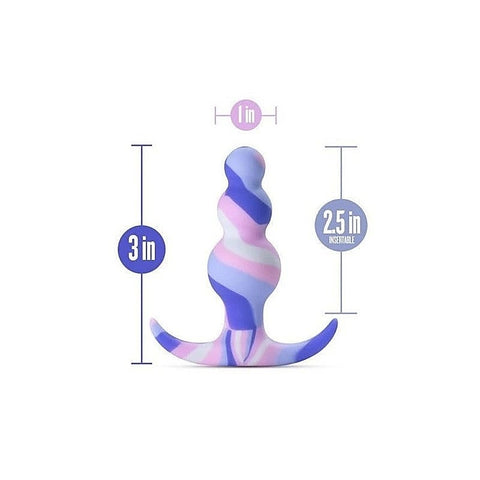 Avant Twilight Silicone Anal Plug Blue - Butt Plugs
