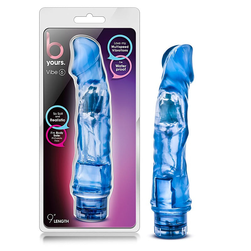 B Yours Vibe 6 Realistic Dildo Vibrator - Vibrating Dildos