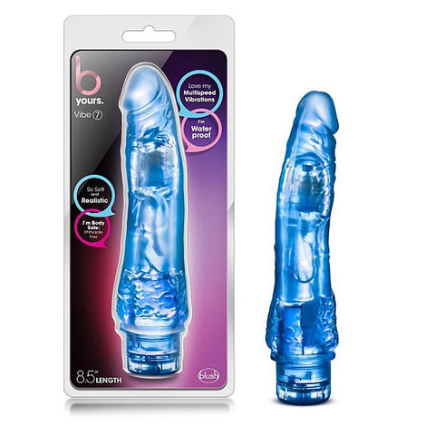B Yours Vibe No. 7 Soft Realistic Vibrator - Vibrating Dildos
