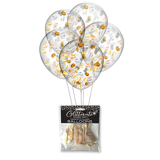 Glitterati - Boobie Confetti Balloons - Bachelorette and Bucks