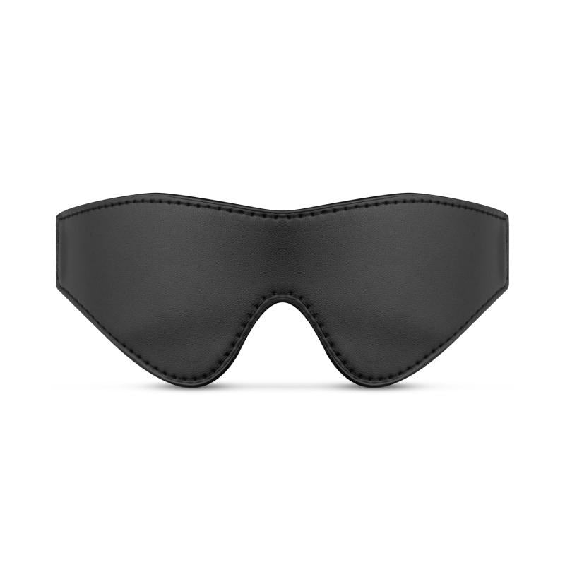 Faux Leather Blindfold by Easytoys - Masks And Blindfolds