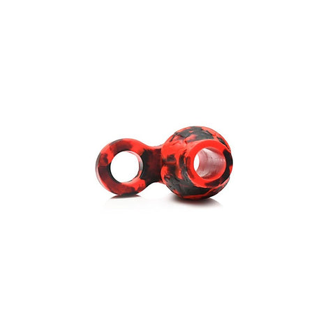 Hell Hound Silicone Penis Sleeve And Ball Stretcher - Penis Sleeves and Extenders