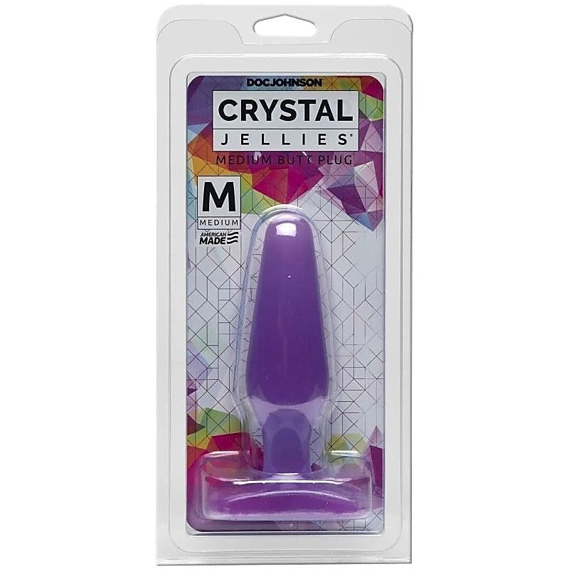 Crystal Jellies 5 Inch Medium Butt Plug By Doc Johnson - Butt Plugs