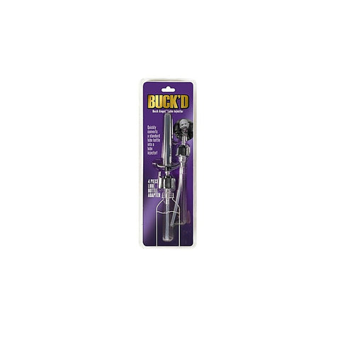 Buckd Lube Injector 4 Piece Bottle Adapter By Demon Kat - Massage Oils and Lubricants