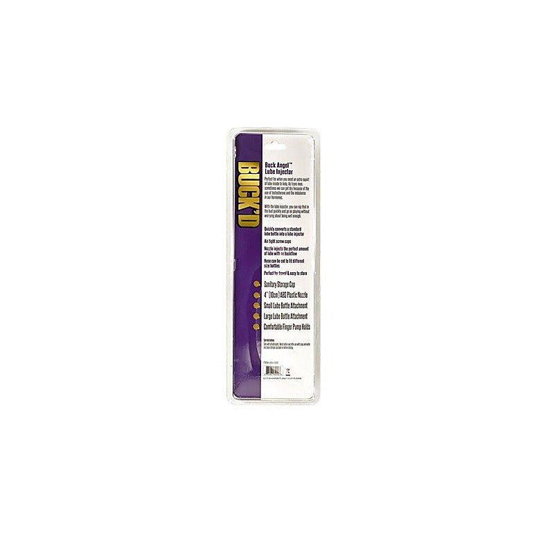 Buckd Lube Injector 4 Piece Bottle Adapter By Demon Kat - Massage Oils and Lubricants