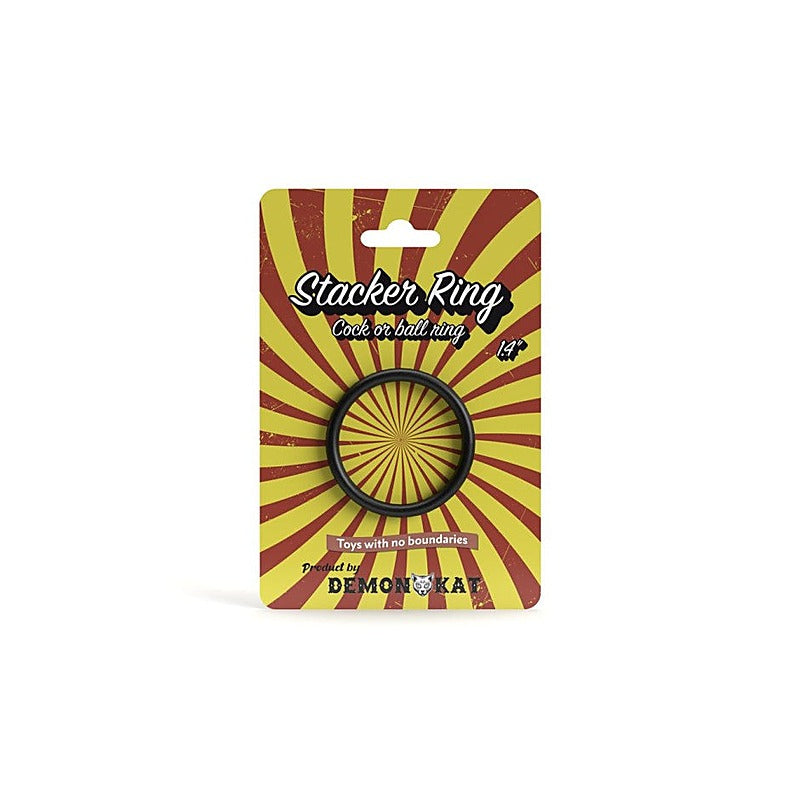 Stacker Stretchy Silicone Cock Ring By Demon Kat - Stretchy Cock Rings