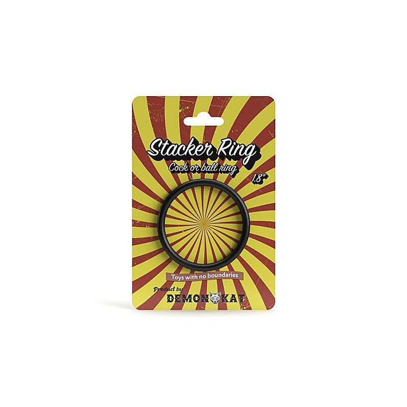 Stacker Stretchy Silicone Cock Ring By Demon Kat - Stretchy Cock Rings