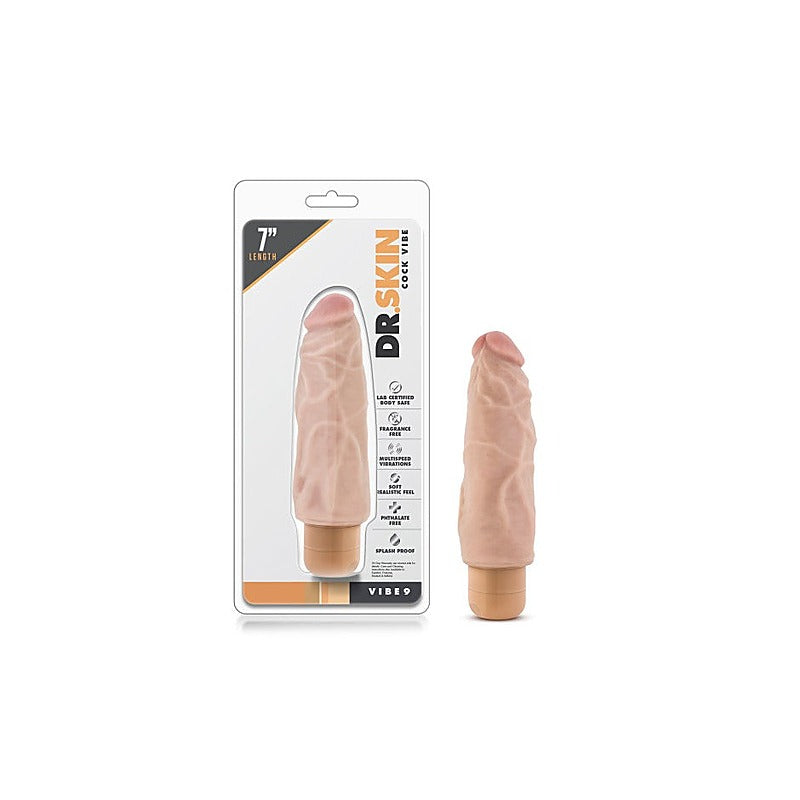 Dr Skin Cock Vibe 9 Realistic Dong Vibrator - Vibrating Dildos